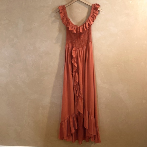 ROVE Byron Bay UDAIPUR Dress - Orange / Coral Ecovero Size S Long Maxi NWT - Picture 5 of 16
